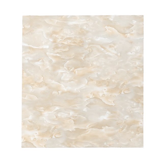Trendy Marble Stone Texture Notizblock (Vorderseite)