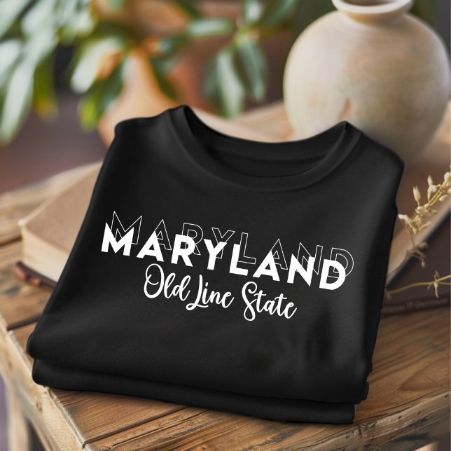 Trendy Maryland Old Line Staat T - Shirt (Von Creator hochgeladen)