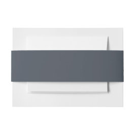 Trendy mated blue | Ascheblau Einladungsbanderole