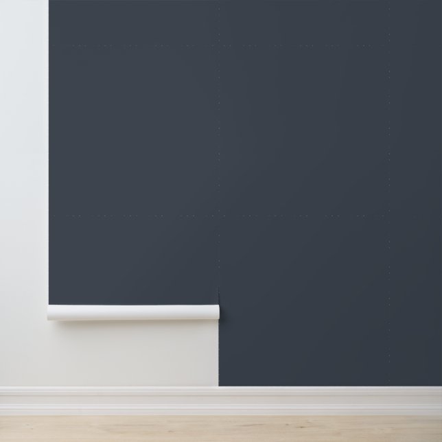 Trendy mated blue | Ascheblau Tapete (Anwendung)