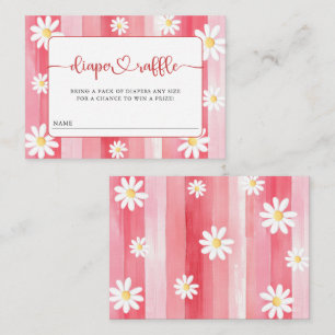 Trendy Meadow Strawberry Babydusche Windelwindeln Begleitkarte
