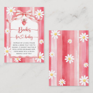 Trendy Meadow Strawberry Books for Baby Showroom Begleitkarte