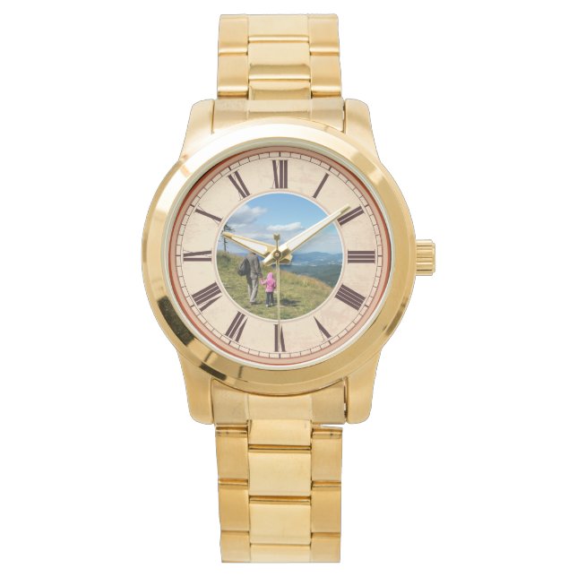 TRENDY MEMORABLE MOMENTS PERSONALISIERTE BILDER ARMBANDUHR (Vorderseite)