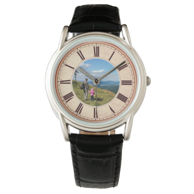TRENDY MEMORABLE MOMENTS PERSONALISIERTE BILDER ARMBANDUHR (Vorderseite)