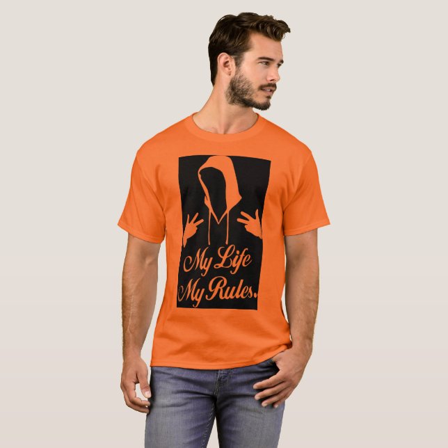 trendy mens tshirts Blumensommer 2025 hübsches Bea (Vorne ganz)