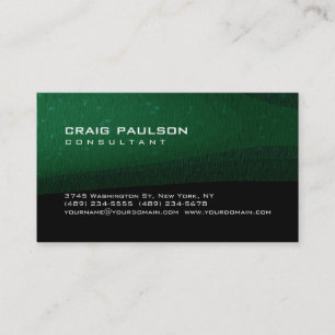 Trendy Mignonne Black Green Motif Chic Carte de vi