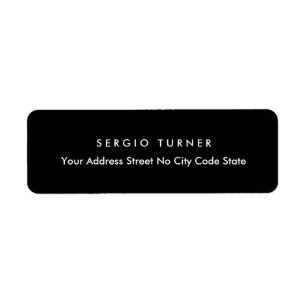 Trendy Minimalistisch Beruflich Black