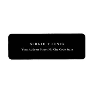 Trendy Minimalistisch Beruflich Black