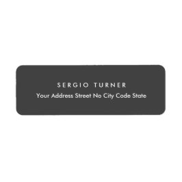 Trendy Minimalistisch Beruflich Dark Gray