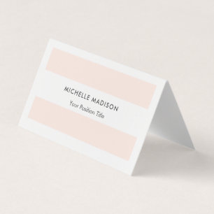 Trendy Minimalistisch Beruflich Schlicht Visitenkarten