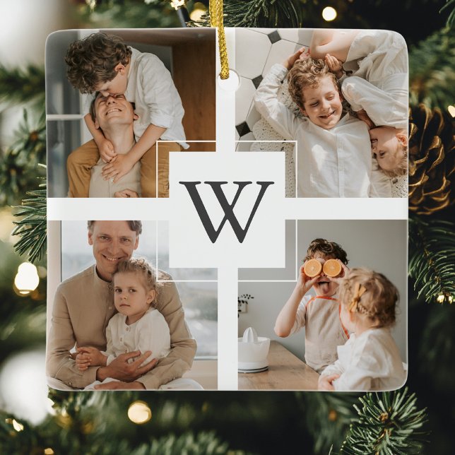 Trendy Minimalistisch Collage Foto Keramikornament (Von Creator hochgeladen)