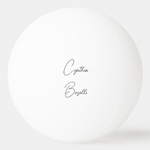 Trendy Minimalistisch Moderne Schlichte, einfache  Tischtennisball