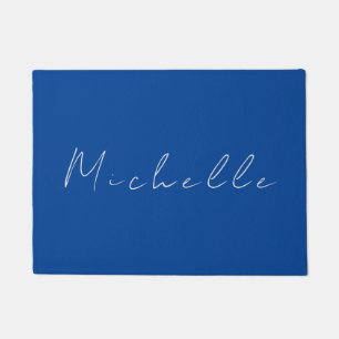 Trendy Minimalistisch Modernes, handgeschriebenes Fußmatte
