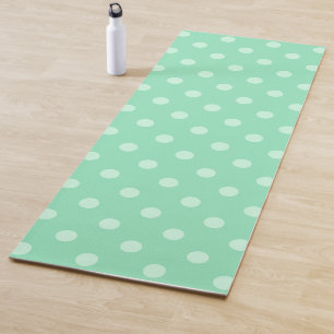 Trendy Mint Green Fitness Moderne Elegante Vorlage Yogamatte