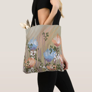 Trendy Modern Abstrakt floral Tasche
