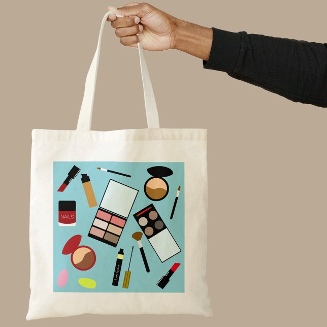 Trendy Modern Make up Artist Tote Bag Tragetasche (Make Up tote bag)