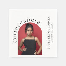 Trendy Modern Minimalistisch Arched Foto Quinceane