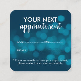 Trendy Modern Salon Appointment Reminder Card Terminkarte