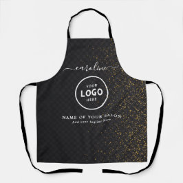  Trendy Modern Salon Logo Apron Schürze