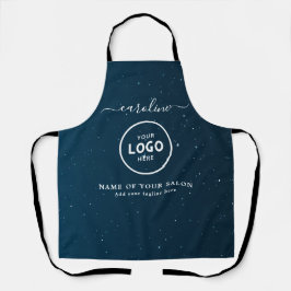  Trendy Modern Salon Logo Apron Schürze