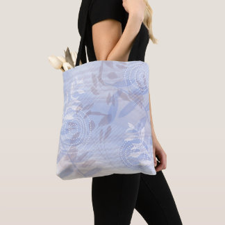 Trendy moderne abstrakt florale botanische Blätter Tasche