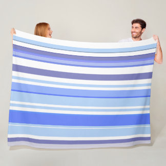 Trendy Moderne Boho-Chic-Streifen Fleecedecke