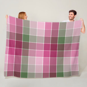 Trendy moderne Farbkombination Fleecedecke