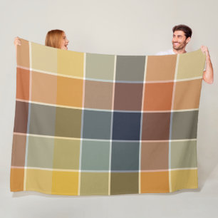 Trendy moderne Farbkombination Fleecedecke