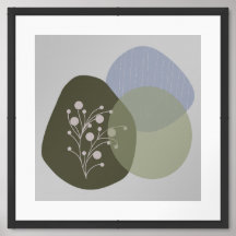 Trendy Moderne minimalistische botanische abstrakt