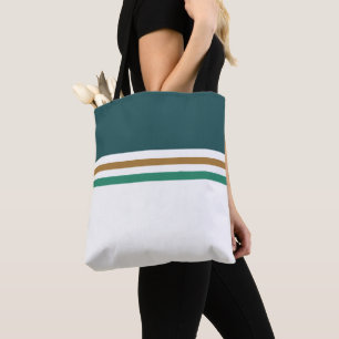 TrendY moderne minimalistische gestreifte Streifen Tasche