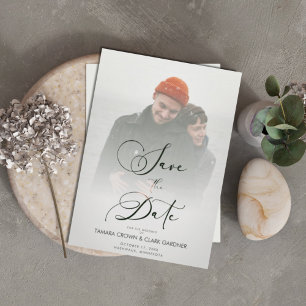 Trendy Moderne Transparenz Vellumeffekt Hochzeit