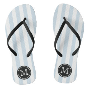 Trendy Monogram Gastgeschenk Hochzeit   Farbe Flip Flops
