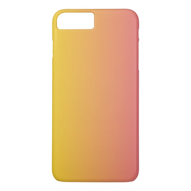 Trendy Monogram Pink Yellow Case-Mate iPhone Hülle (Rückseite)