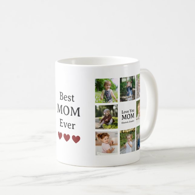 Trendy Mother Best Mom Ever Keepsake Kaffeetasse (VorderseiteRechts)