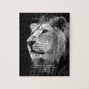 Trendy Motivierend Leadership Lion