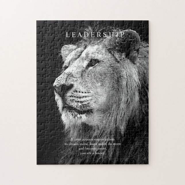 Trendy Motivierend Leadership Lion (Vertikal)