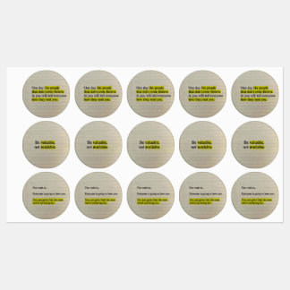 Trendy Motivierend Sticker Set Instagramm Post