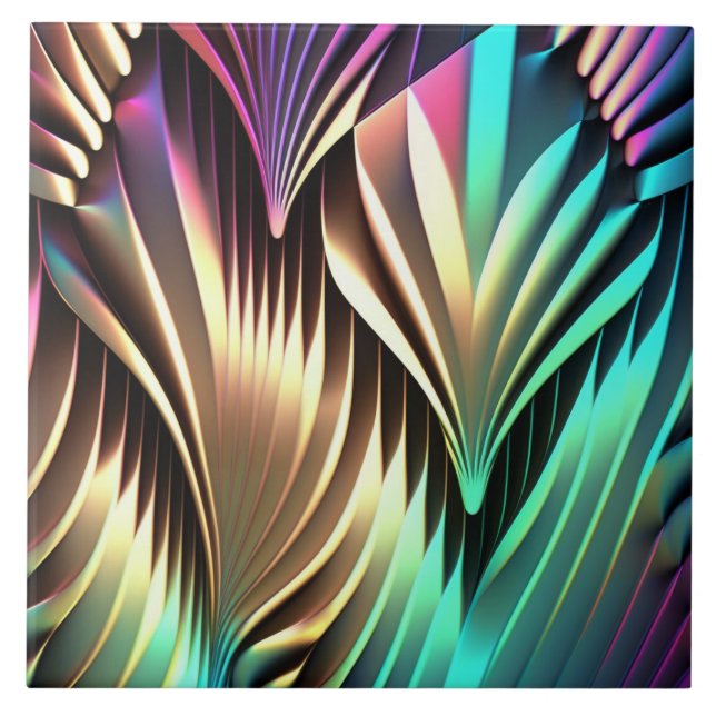 Trendy multicolore Keramik Fliesen (Vorderseite)