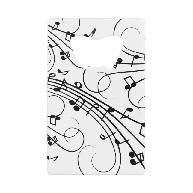 Trendy Music Design Geldbeutel Flaschenöffner (Vorderseite)