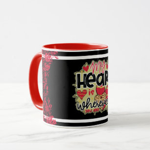 Trendy My Heart Valentines Day Mug