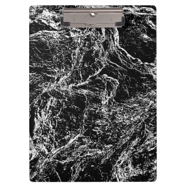 Trendy Nature Abstrakt Klemmbrett (Vorderseite)
