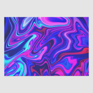 Trendy neblau pink türkis Abstrakt Seidenpapier