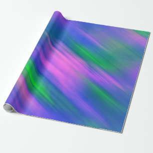 Trendy Neon Bright Blau grün pink Abstrakt Geschenkpapier