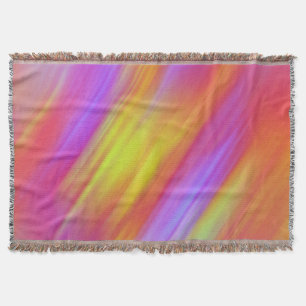 Trendy Neon Bright Red Pink Yellow Abstrakt Decke