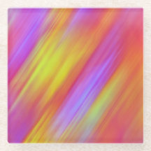 Trendy Neon Bright Red Pink Yellow Abstrakt