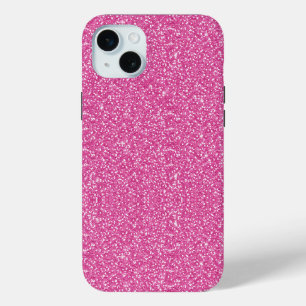 Trendy Neon Hot Pink Glitzer Case-Mate iPhone Hülle
