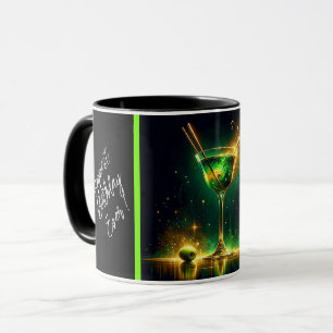 Trendy Neon Party Time Personalisiert Tasse