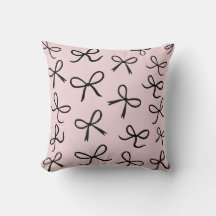 Trendy Niedlich Little Black Bows Pink