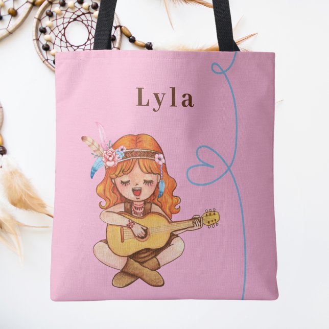 Trendy Niedliche Boho Pink Girls Tasche (Von Creator hochgeladen)
