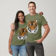 Trendy niedlicher Tigerprint für ihn Graphic zeich